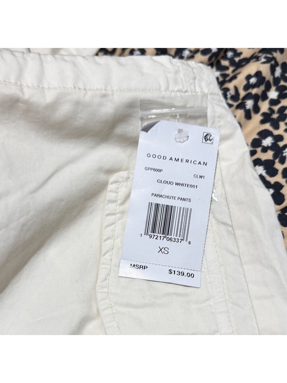 Good American White XS Parachute Pants - Picture 7 of 7